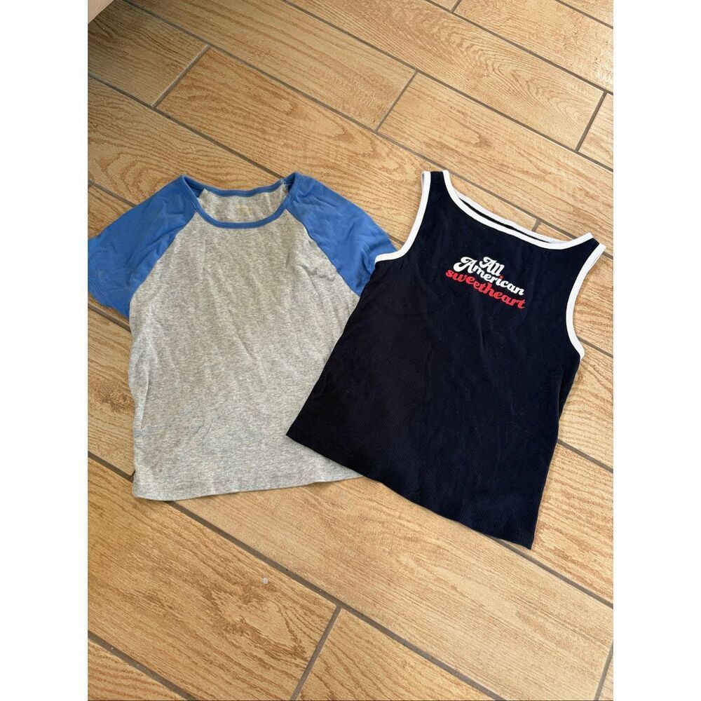 Wild Fable All American Sweetheart 4th of July Top Bundle of 2 Size Med Summer